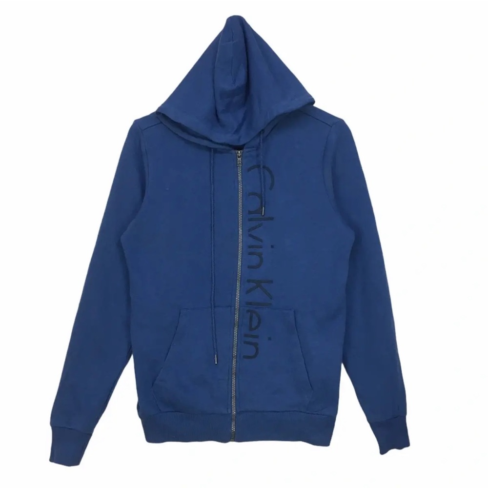Zip up Calvin Klein blue Men Sweater